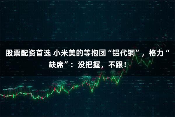 股票配资首选 小米美的等抱团“铝代铜”,格力“缺席”:没把握,不跟!